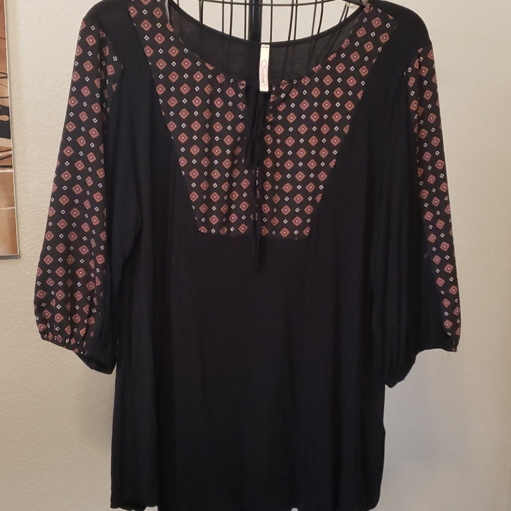 3/4 sleeve top